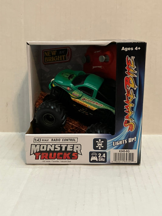 Monster Trucks snake bite RC 1:43 radio control truck