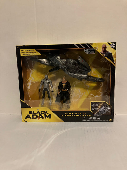 Black Adam vs. Intergang Mercenary toy set