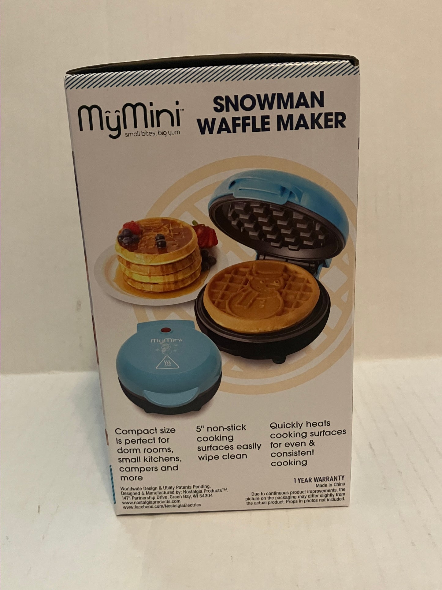 My Mini snowman waffle maker