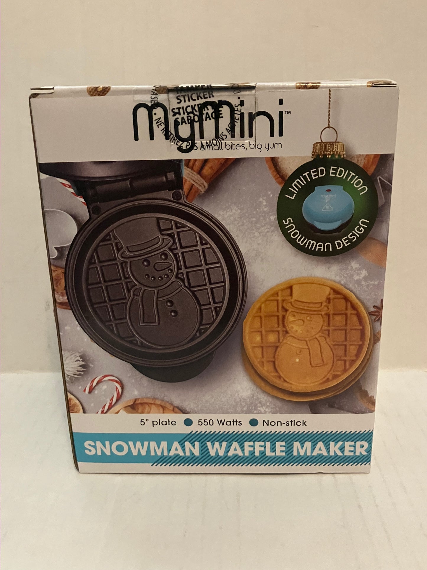 My Mini snowman waffle maker